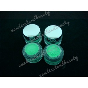 ผงปั้นดอกสีเขียวอ่อน Green Acrylic Powder 3DA 15g จัดรายการ 