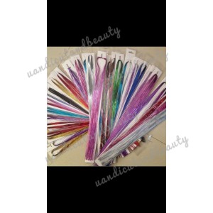 ไหมวิ้ง ใช้ ต่อผมมีสีให้เลือก 30 สี  ชุด 12 ห่อ