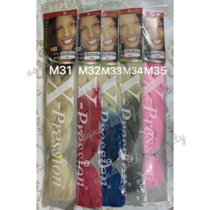 ไหมถักเปีย TWO TONE  2 สี ใช้ถักเปีย 5 มัด ราคาพิเศษ
